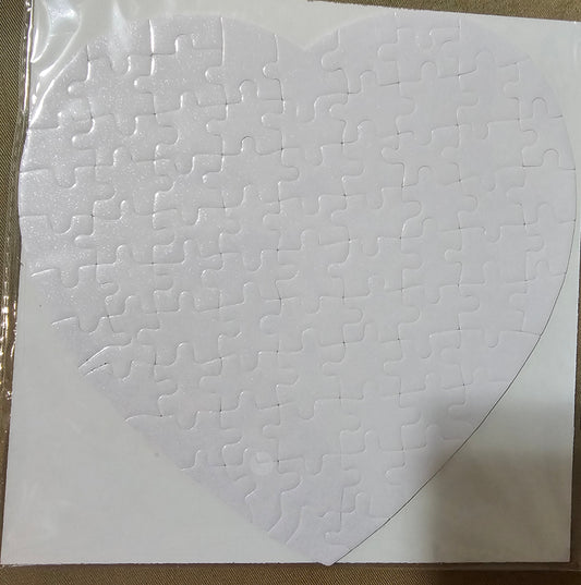 76 pc heart shaped puzzle