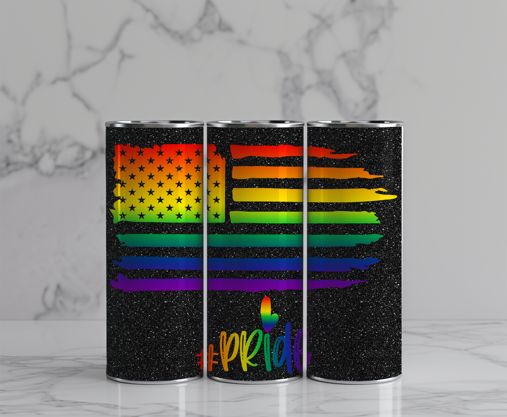 Pride Flag Tumbler